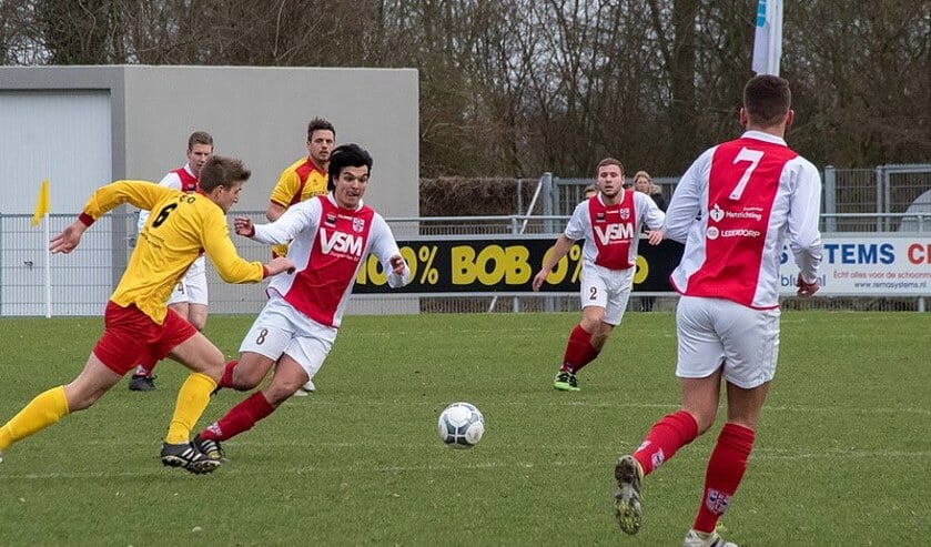 Ruben Leugering in actie tegen RCL.