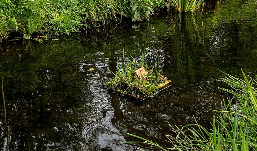 Een van de kunstobjecten die momenteel in de heemtuin te zien zijn. | Foto: J.P. Kranenburg