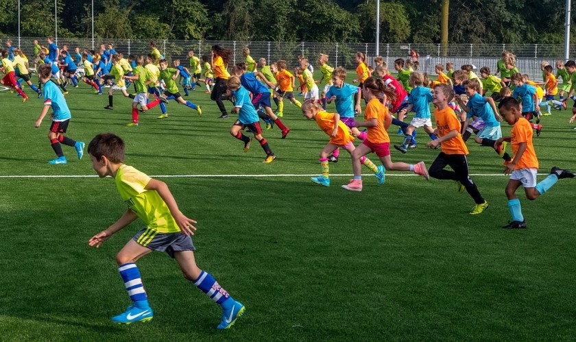De gezamenlijke warming-up