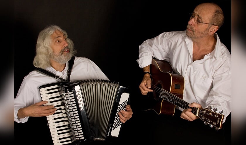 Het duo Hoed en de Rand is zaterdag te zien en te horen in het Cultuurcafé. | Foto: PR