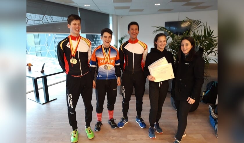 De talenten van de Vereniging IJssport Leiderdorp.