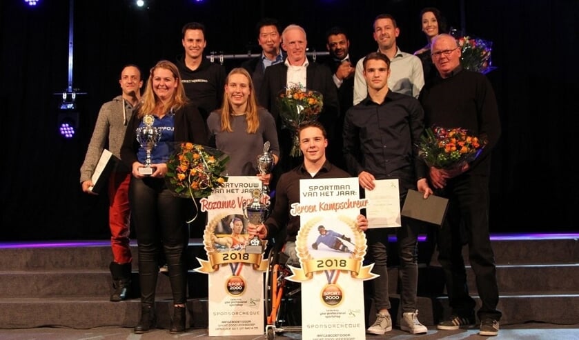 De winnaars van de Sportverkiezingen 2018. | Foto: Ton de Vrind