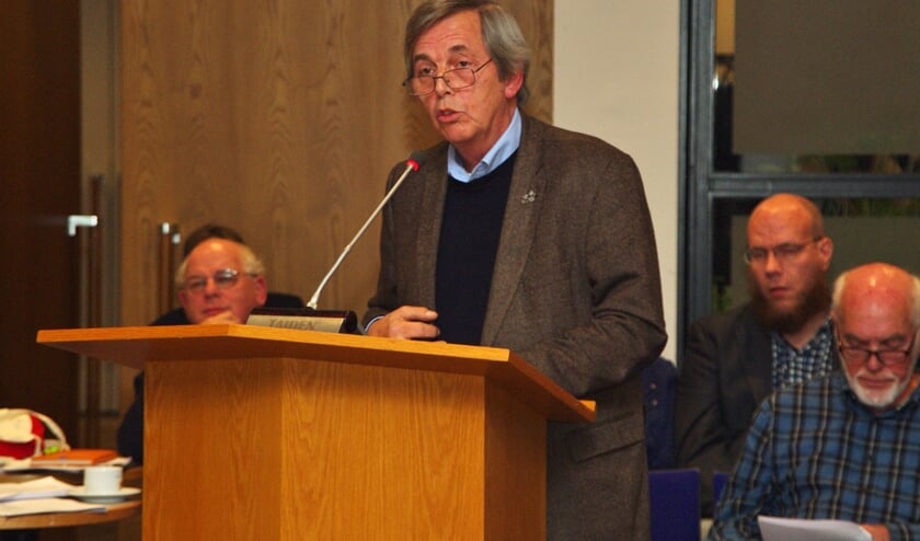 <p>Frits van Dissel tijdens de Algemene Beschouwingen van 2019. | Archieffoto</p>