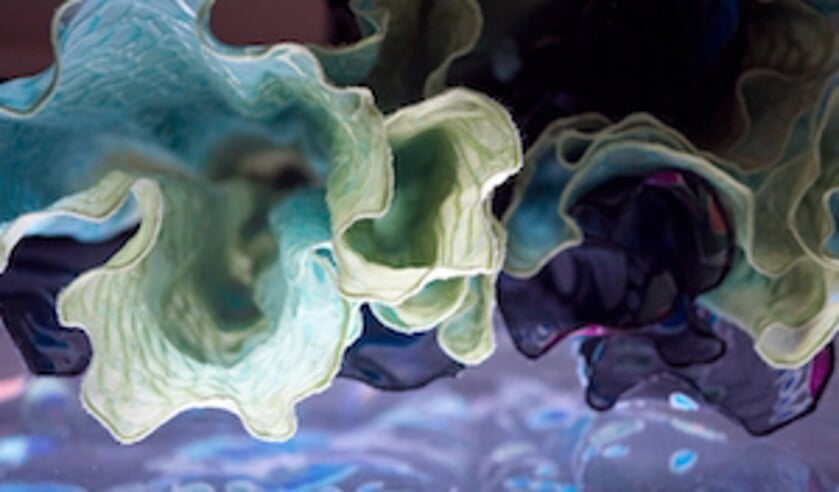 Abstract werk van Iris Depasse