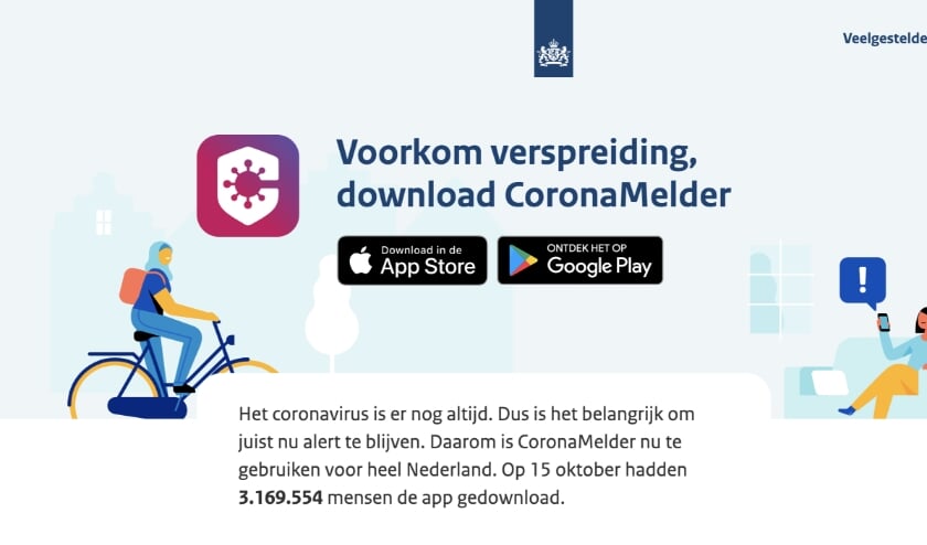 Wie moeite heeft met het installeren van de Coronamelder op zijn mobiel, kan hulp vragen bij de bieb.