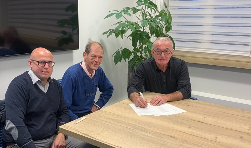 V.l.n.r. stichtingsbestuurders Edwin de Mol, Jacco Haarsma en Willem van Rijn