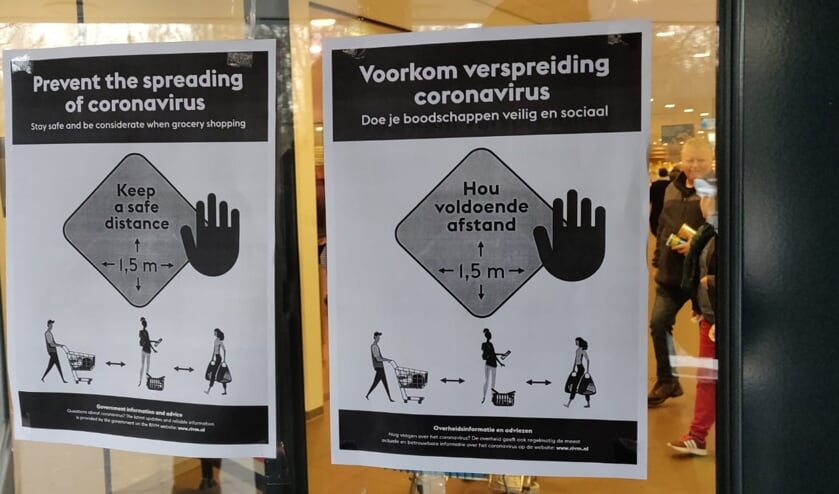 <p>Maximaal aantal klanten tegelijk in supermarkt, winkelwagen verplicht</p>