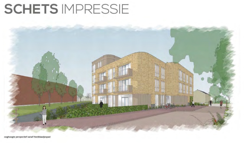 Een impressie van het nieuwe appartementencomplex. | Beeld: Architectenbureau Van Manen