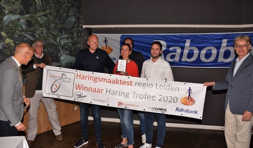 De winnaars en organisatoren van de Haringsmaaktest 2020.