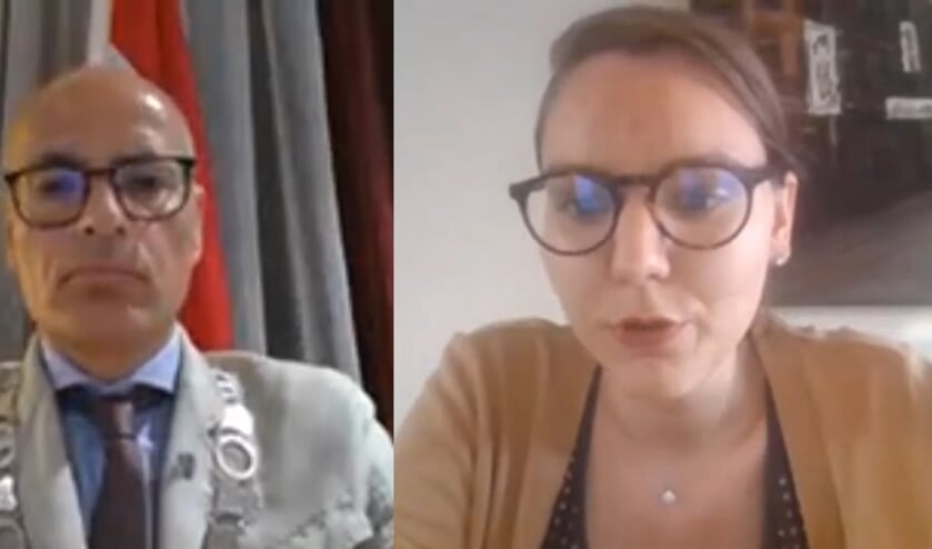 PrO-fractievoorzitter Melanie van Driel maakt het vertrek van haar fractie uit de coalitie bekend.