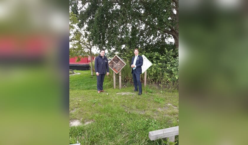 Watergraaf Erik de Ridder en Dijkgraaf Rogier van der Sande.