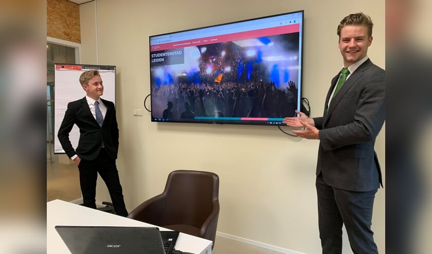 Jurian Calis en Hein Laterveer van de PKvV presenteerden op 23 juli het online platform. | Foto: PR