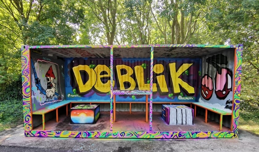 Jongerenontmoetingsplaats De Blik is prachtig gepimpt.
