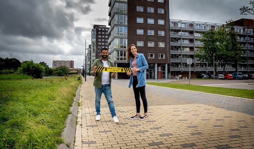 Rudo Slappendel en Joyce van Meurs, partners in het zakelijk leven én privé, doen er alles aan om de Jaarmarkt zo corona-veilig mogelijk te maken.