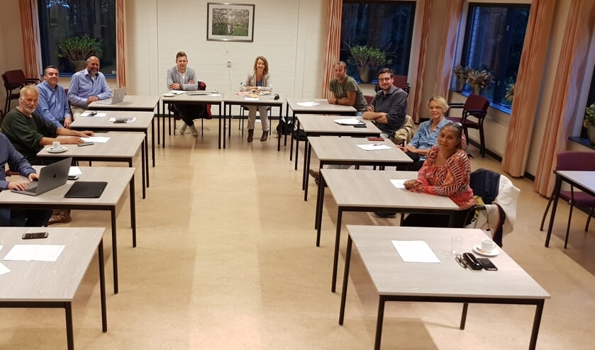 Het redactieteam, dat werkt aan de Omgevingsvisie. | Foto: PR