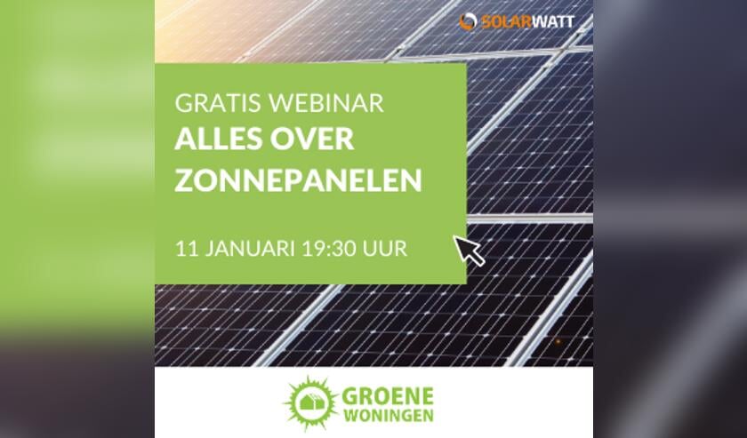 <p>Gratis webinar over zonnepanelen.</p>