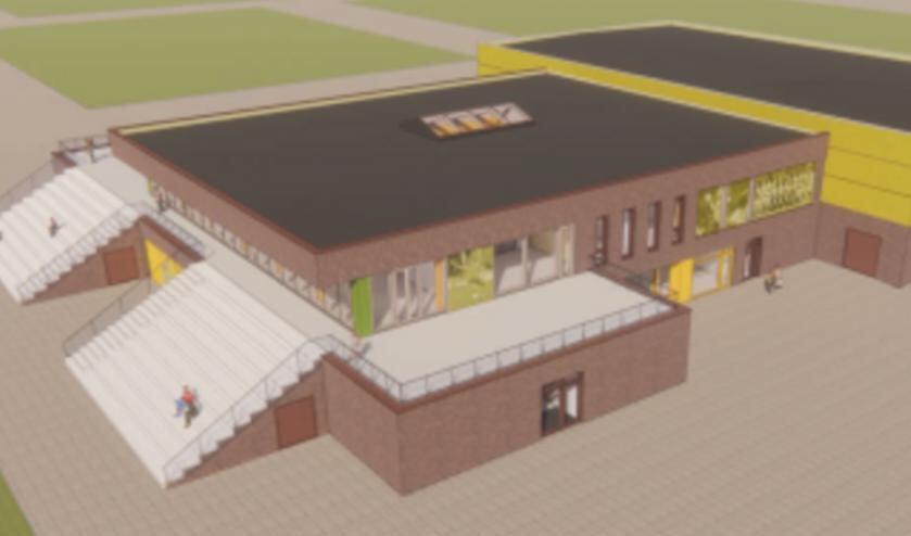 Impressie van de nieuwbouw op Ter Specke.