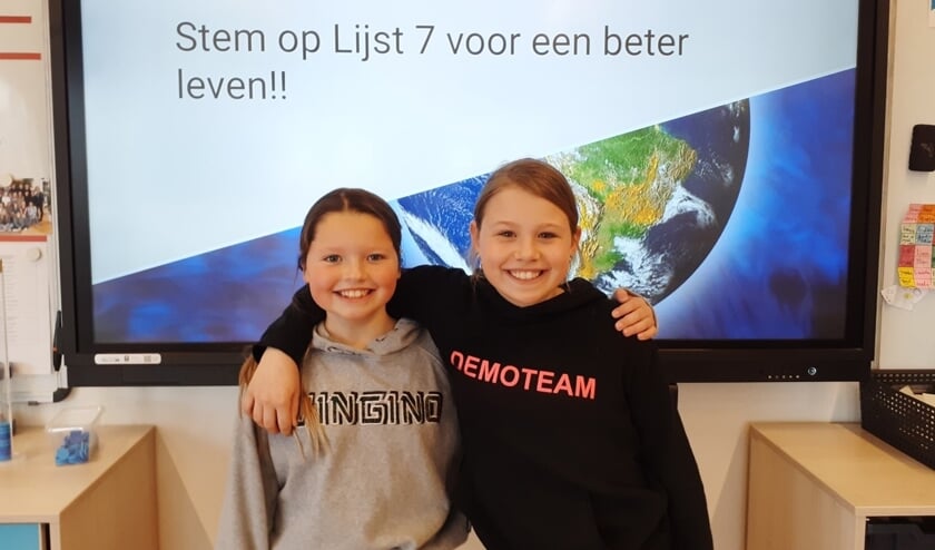 <p>De klasgenoten hebben zelfs een kandidatenlijst gemaakt. | Foto: pr</p>